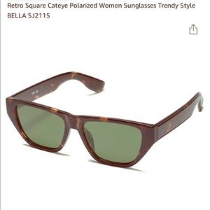 New Sunglasses Vintage Square Cat Eye Style